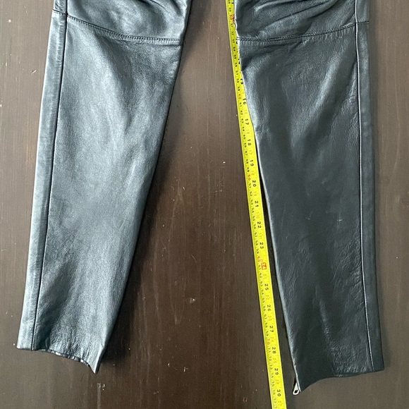 Revolve Winston Wolfe Leather Biker Pants SM or XS - see description - Picture 5 of 10